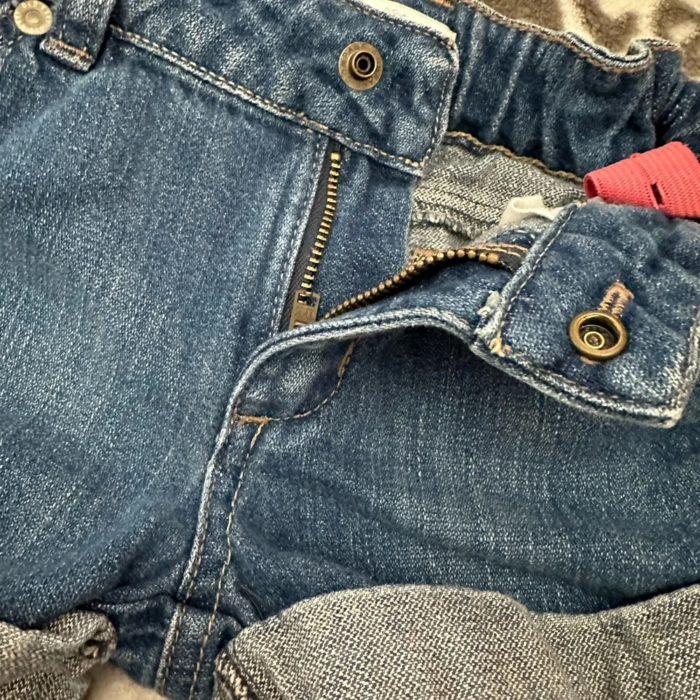 Old Navy Adjustable Denim Jean Shirts in Blue Wash Size 2T